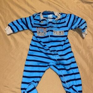 Child of Mine Blue Striped Kids One Piece